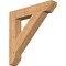 Ekena Millwork Traditional Slat Smooth Bracket, Western Red Cedar, 5 1/2"W x 34"D x 34"H BKT06X34X34TRA06SWR - alternate 1